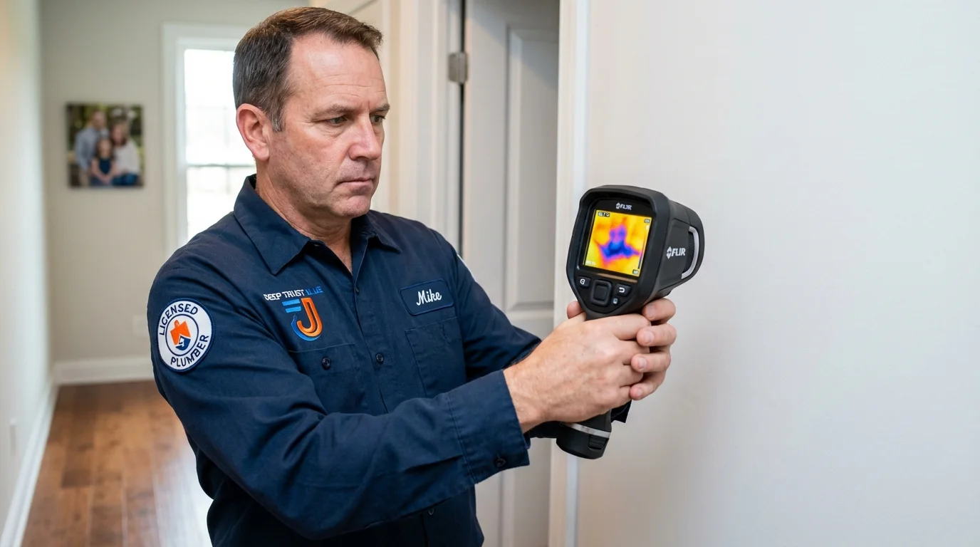 Thermal imaging leak detection by Johns Plumbing LLC in London